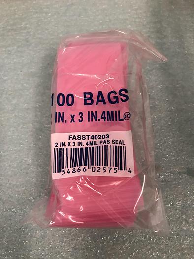 BAGS 2in x 3in. 4mil