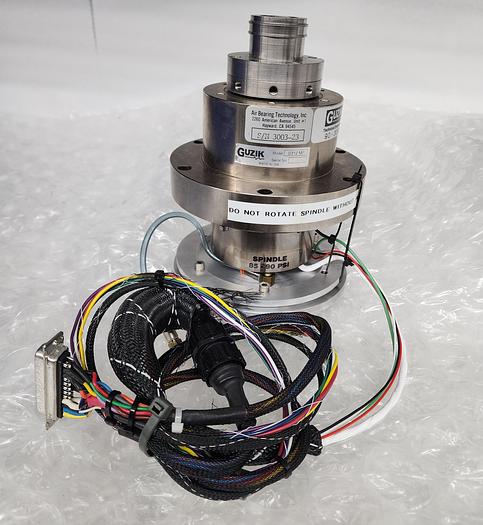 Used AIR BEARING TECHNOLOGY GUZIK S312 MP SPINDLE