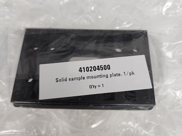 410204500 SOLID SAMPLE MOUNTING PLATE