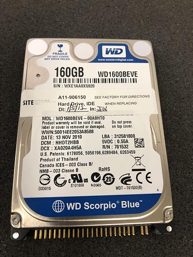 Used WD1600BEVE