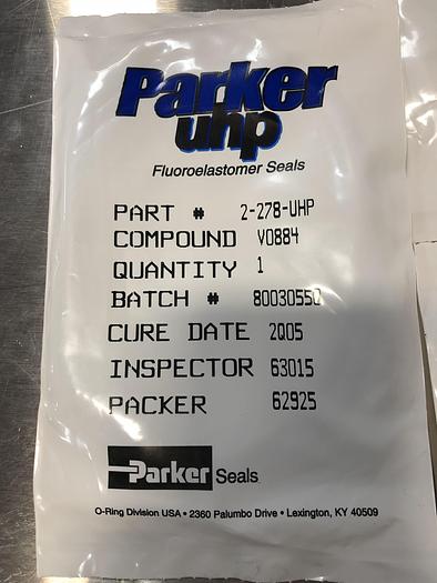 Used PARKER UHP 2-278-UHP