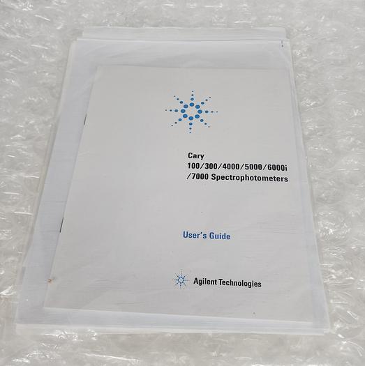 Used AGILENT TECHNOLOGIES MANUAL W DVD