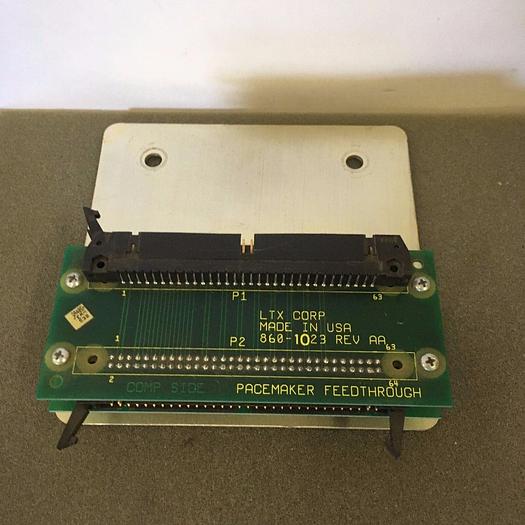 Used LTX CORP 860-1023 REV AA PEACEMAKER FEEDTHROUGH