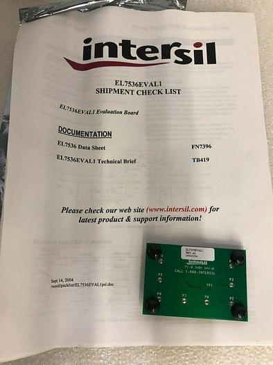 Used INTERSIL EL7536EVAL1 REV. A0