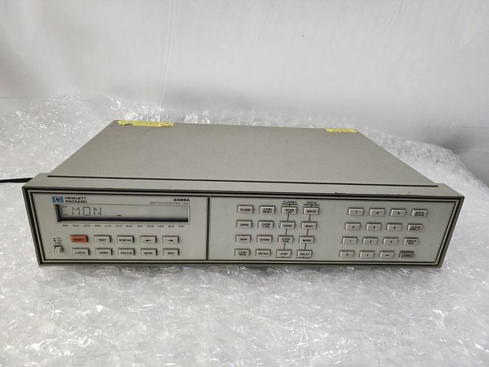 Used HEWLETT PACKARD 3488A SWITCH CONTROL UNIT