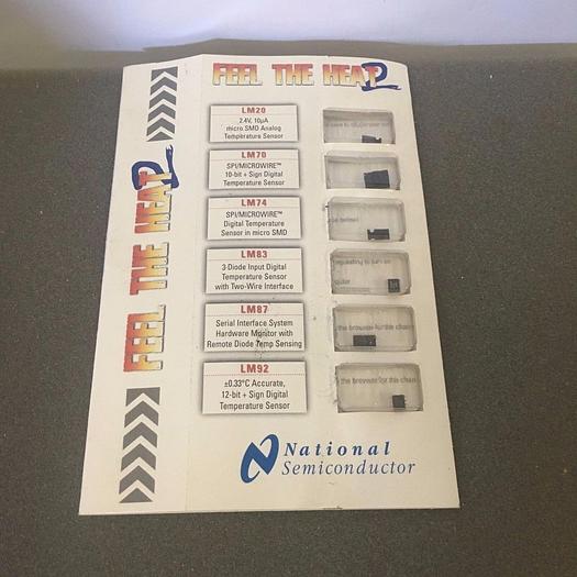 Used NATIONAL SEMICONDUCTOR LM20, LM70, LM74, LM83, LM87, LM92