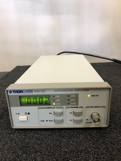 Used THORLABS PDA200 PHOTODIODE AMPLIFIER