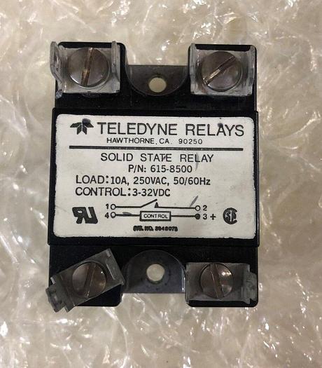 Used TELEDYNE RELAYS SOLIDD STATE RELAY 6158500