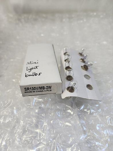 Used MINI LIGHT BULBS SR130V-MB-2W (LOT OF 8)