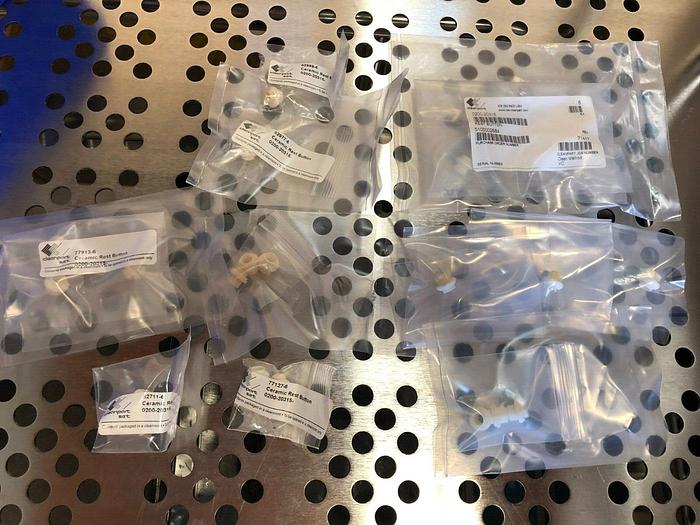 Used AMAT CERAMIC REST BUTTON 02000-20315
