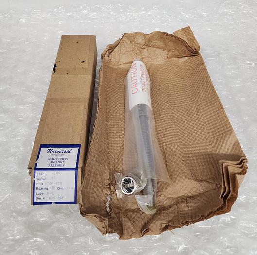 Used Universal Lead Screw and Nut Assembly Lead .100 #100-6SR