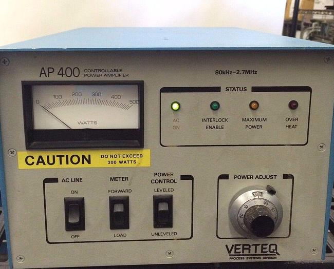 Used ENI/VERTEQ AP 400 CONTROLLABLE POWER AMPLIFIER