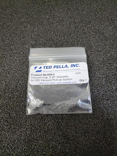 Used TED PELLA 520-5 VACUUM CUP, 0.25'' DIAMETER