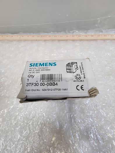 SIEMENS 3TF30 00-0BB4 MOTOR STARTER