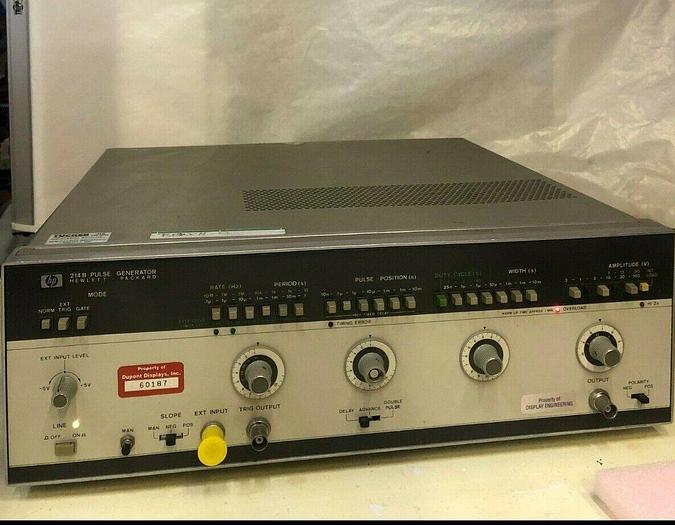 Used HEWLETT PACKARD 214B PULSE GENERATOR