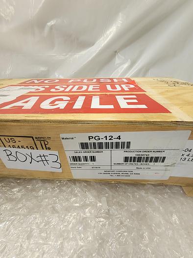 Used NEWPORT PG-12-4 BREADBOARD 24" X 12" X 4"