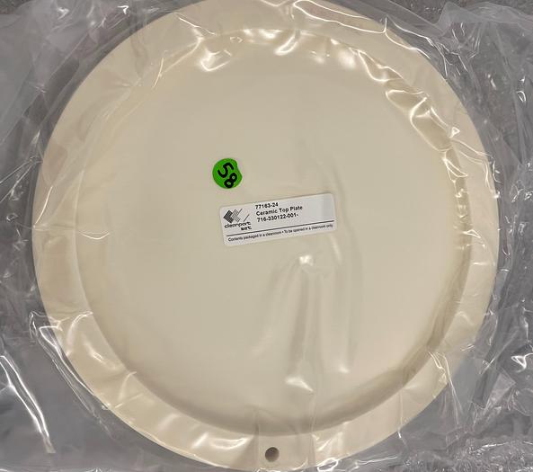 Used LAM RESEARCH 716-330122-001 CERAMIC TOP PLATE