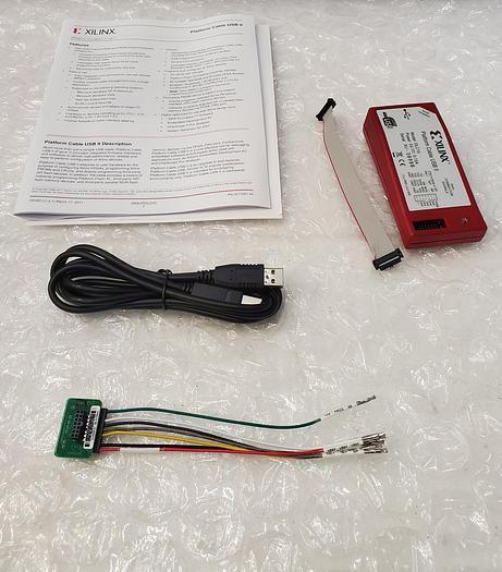 Used XILINX HW-USB-II-G PLATFORM CABLE USB II DLC10