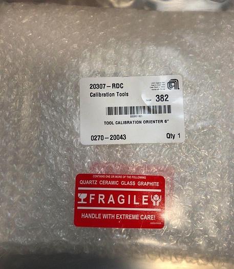 Used AMAT 20307-RDC CALIBRATION TOOL ORIENTER 6''