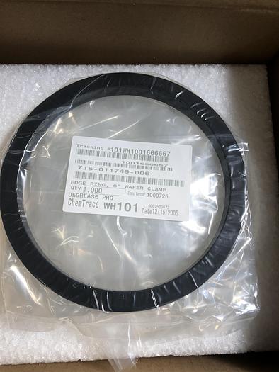 Used LAM RESEARCH 715-011749-006 EDGE RING 6'' WAFER CLAMP