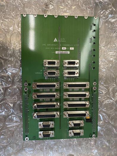 LAM RESEARCH VME BREAKOUT, 4 CHANNELS VIEW 810-040287-004 REVC