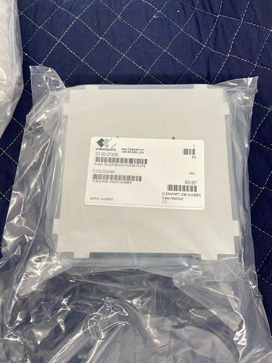 ALUM FILLER BLOCK PURGE PLATE 20-00-07309