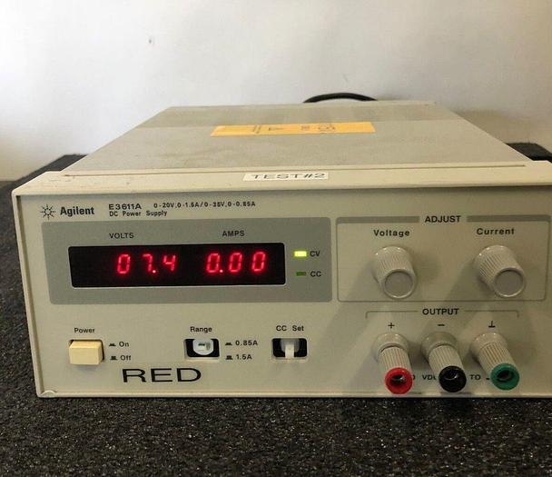 Used AGILENT E3611A DC POWER SUPPLY