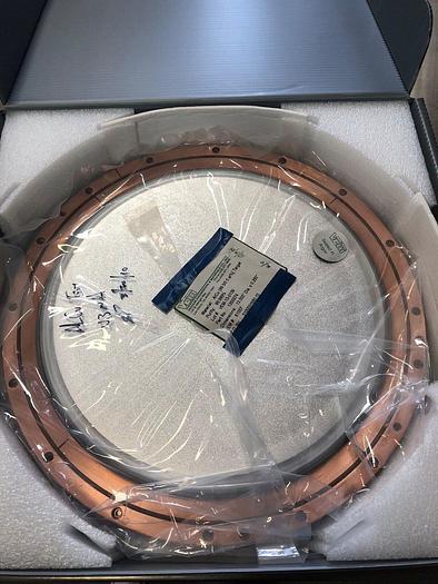 Used VEM Material AlCu (99.50-.5 at %) taget , 99.999% purity ,dim 13.505'' dia. x.25