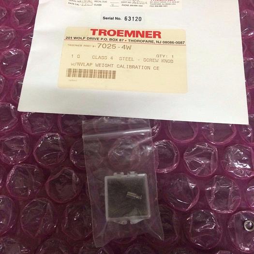 TROEMNER 7025-4W CLASS 4 Steel screw knob