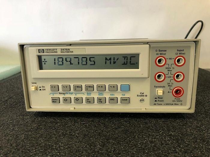 Used HEWLETT PACKARD 3478A MULTIMETER