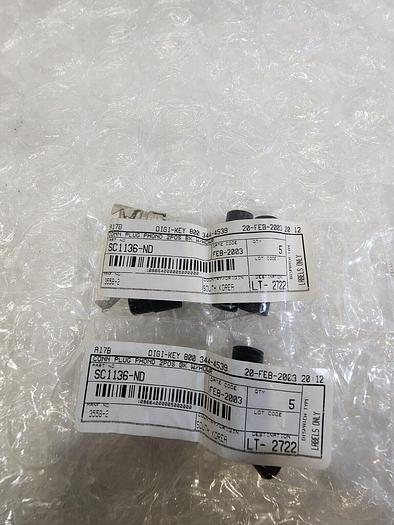 Used CONN PLUG PHONO 2POS BK SC1136-ND