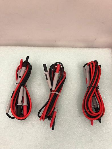 Used AGILENT 1000V 15A CAT II 3 PAIRS