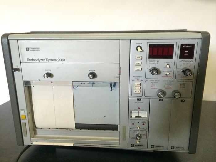 Used FEDERAL 896730-5728 Surfanalyzer System 2000, 21x13x13