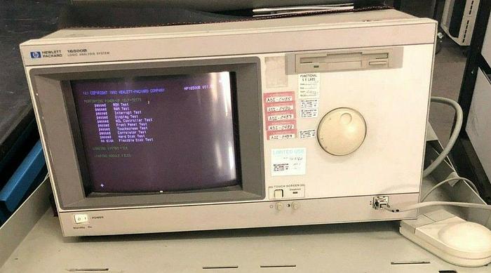 Used HEWLETT PACKARD 16500B LOGIC ANALYSIS SYSTEM