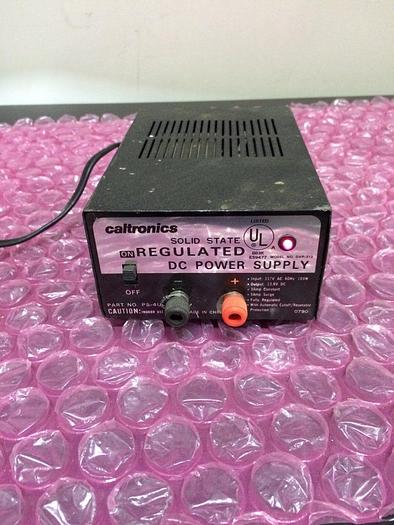 Used CALTRONICS MODEL #DVP-312 TYPE NO. PS-4UL DC POWER SUPPLY