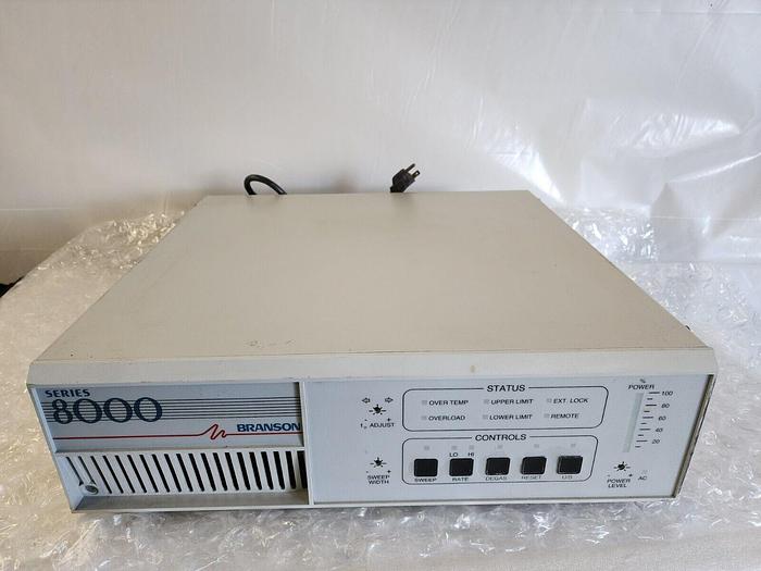 Used BRANSON SERIES 8000 ULTRASONIC POWER SUPPLY