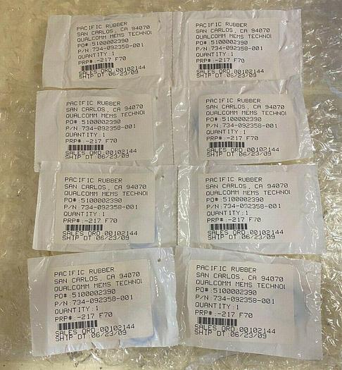 PACIFIC RUBBER 734-092358-001, -217 F70