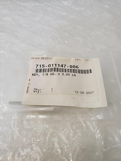 Used 715-011147-006 KEY, 1-8 SQ. X 3.00 LG