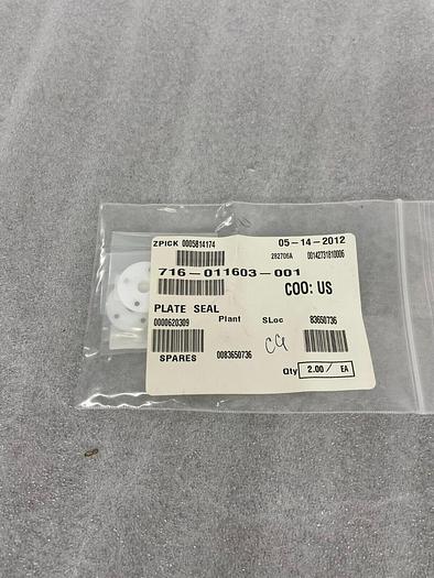 LAM 716-011603-001 PLATE SEAL (lot of 2)