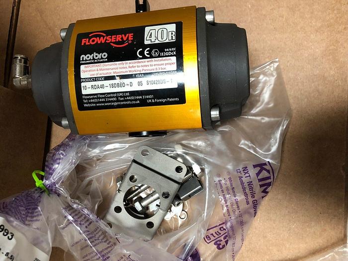 Used NORBRO PNEUMATIC ACTUATOR 10-RDA40-1SBEO-D