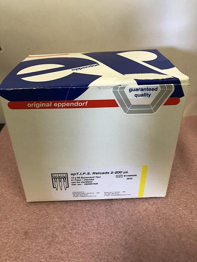 Used 10 x 96 Eppendorf Tips