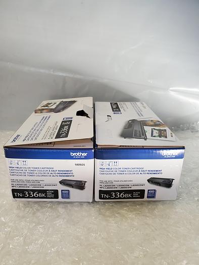 Used BROTHER TN-336BK TONER CARTRIDGE 