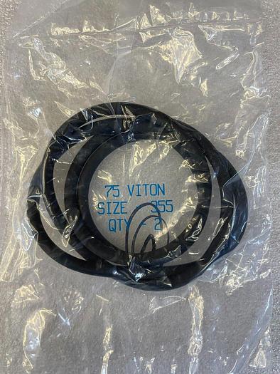 Used O-RING 75 VITON SIZE 355 QTY 2