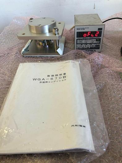 Used KYOWA WGA-670B INSTRUMENTATION AMPLIFIER KYOWA LCX-A-10KN-ID