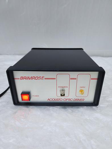 Used BRIMROSE FFA-110-B2-F3 ACOUSTO OPTIC DRIVER