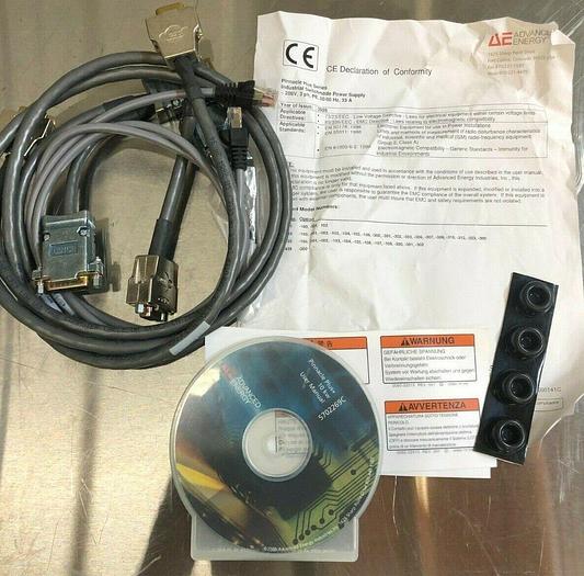 Used ADVANCED ENERGY 3152439-300C cables,advanced energy pinnacle plus 10kw manual 57