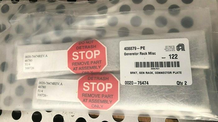 AMAT BRKT, GEN RACK, CONNECTOR PLATE 0020-76474