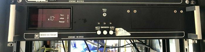 Used LEYBOLD HERAEUS IONIVAC IM210D