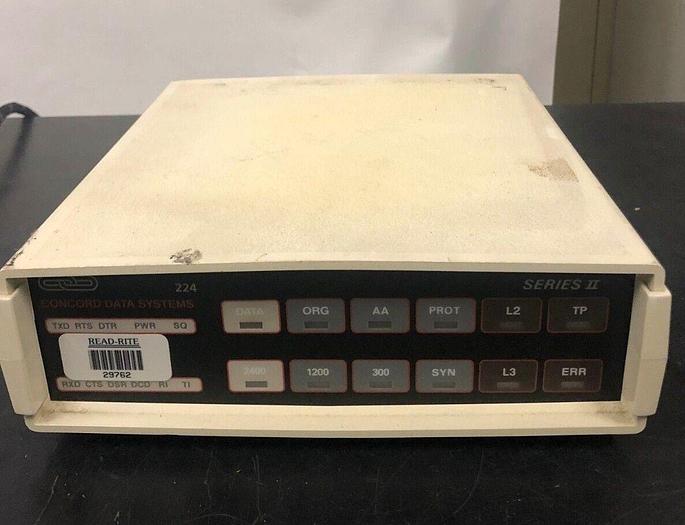 Used CONCORD DATA SYSTEMS 224