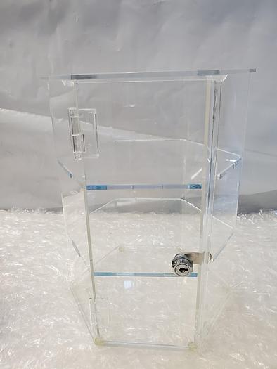Used 9IN. X 12IN. CLEAR LOCKBOX